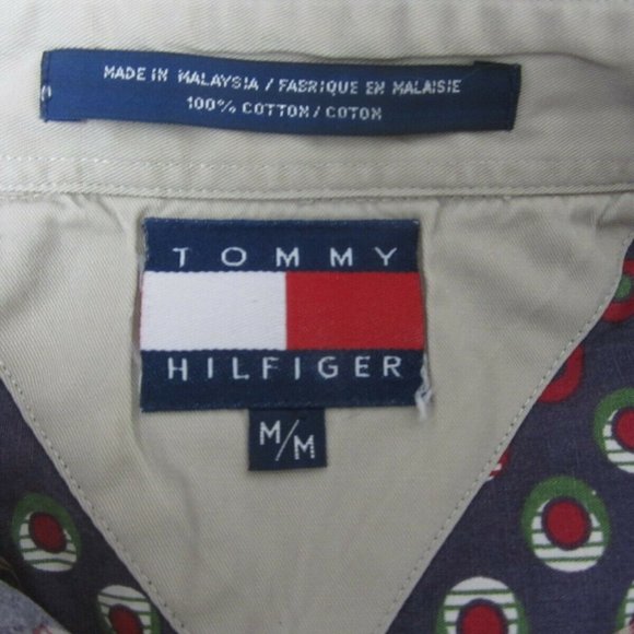 Vintage Tommy Hilfiger shirt geometric 1990s - Picture 8 of 8